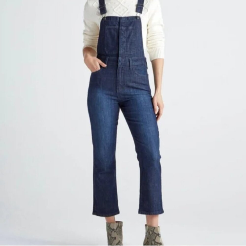 Lucky Brand Dark Blue Women Jeans Overalls
